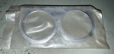 Sun Triple 2.5 Vintage Heavy Duty Chrome 2 Hole Gauge Panel Holder Nos Gasser