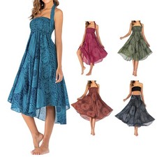 Mode Frauen R&ouml;cke Unterer Rock Kleidung Boho Kleid Kost&uuml;m f&uuml;r Strand NEU