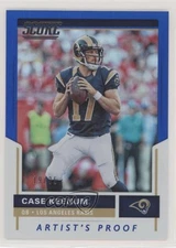 2017 Score Artist's Proof 19/35 Case Keenum #17 0st9