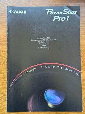 Catalog Canon PowerShot Pro1 Digital Camera With Wear from Japan