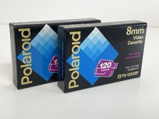 Polaroid 8mm Blank Video Cassettes 120 Min Camcorders SEALED 8P6-120MP