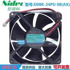 NIDEC D08K-24PU 8025 24V 0.13A 8CM 2-pin Inverter Cooling Fan