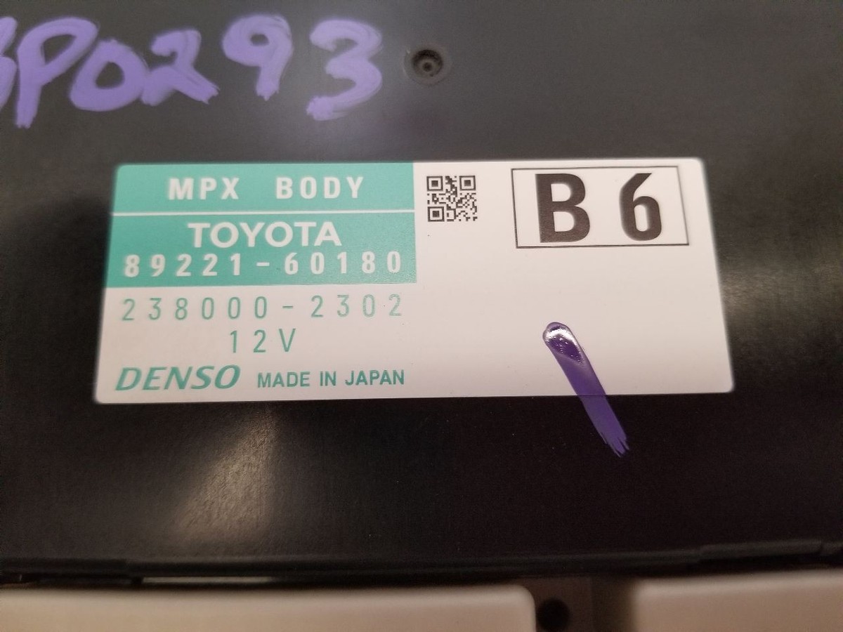 Chassis MPX Body Control Computer Module 8922160180 Fits