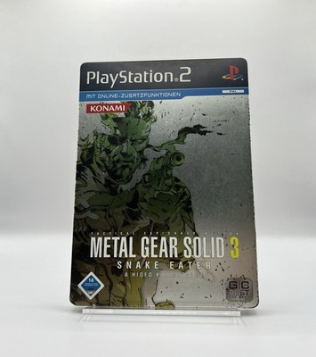 Metal Gear Solid 3 Snake Eater (Sony PlayStation 2, 2005) PS2 Steelbook
