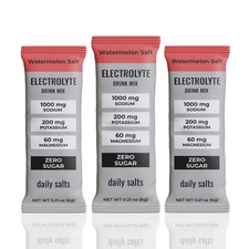 daily salts Electrolyte Drink Mix Hydration Packets Watermelon 30 Count