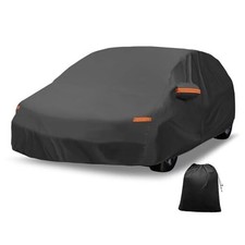 Car Cover Outdoor Waterproof Sun Rain Snow Hail Protection with Left Side