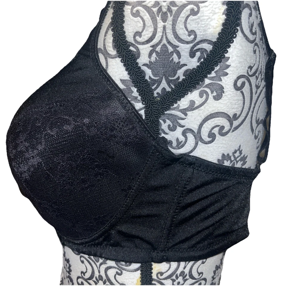 Angelina Lightly Lined Soft Cup 38DD Bra Black - Image 4 of 4