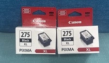 Canon PG-275XL High Capacity Black Ink Cartridge Lot Of 2