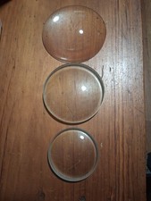 large glass plan convex lense and flat lenses lot