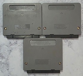 Mario Clash, Mario's Tennis, & Panic Bomber Bundle (Nintendo Virtual Boy) Tested