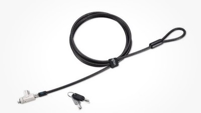 Kensington Slim N17 2.0 Keyed Laptop Lock for Wedge-Shaped Slots - Security