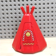 LEGO Duplo Indianer Zelt Tipi Tür rot Cowboy