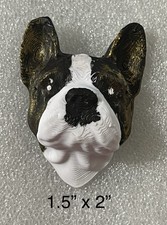 🚩 SALE!! 3D Printed Brindle Boston Terrier Magnet