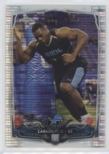 2014 Topps Chrome Pulsar Refractor Caraun Reid #215 01wi