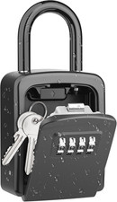 Diyife Key Safe, [Weatherproof] Portable Lock Box for Keys Outdoor with Removabl