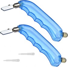2 Pack Pistol Grip Oil Feed Glass Cutter - Heavy Duty Perfect for Cutting