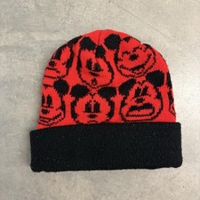 Vintage 90s Disney 1990s Made in USA Mickey Stuff for Kids AOP graphic beanie