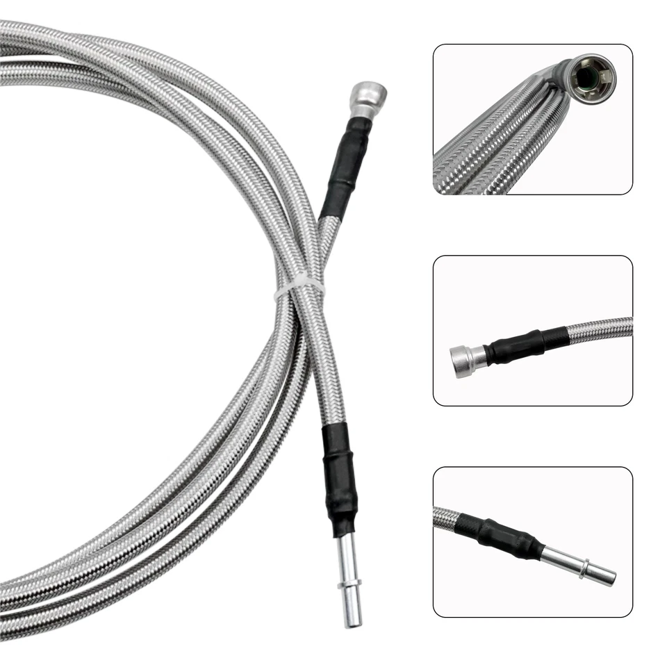 15043857 Flexible Stainless Steel Braided Fuel Line Kit For Chevrolet Silverado - Image 2 of 4