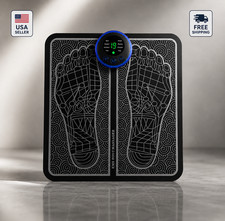 EMS Foot Massager Mat Electric Foot Stimulator Pad Foldable Portable Relaxer