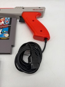 Pistolet Nintendo Zapper jeu Mario Bros Duck Hunt Nes retro gaming fonctionnel