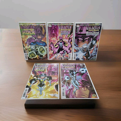 What if Glactus Transformed Hulk, Gambit, Moon Knight,Rogue Spider-Gwen Lot of 5