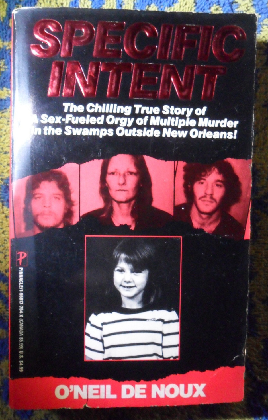 Specific Intent De Noux Paperback Book