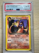 2000 Pokémon Rocket Dark Charizard #21 PSA 6