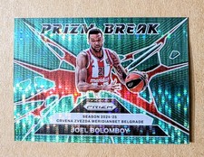 2024-25 Panini Prizm EuroLeague Joel Bolomboy #10 Prizm Break Green Pulsar 17/25
