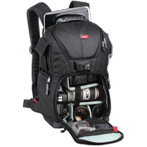 Vivitar DKS-20 Photo/SLR/Laptop Sling Backpack, Medium (19 x