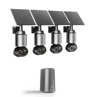 4Cam Kit 8MP Cameras Surveillance Exterieur No Monthly Fee 4K Color Night Vision