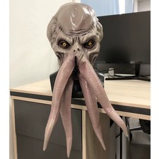 Game Baldur Gate 3 Illithid Mind Flayer Squiddy Mask Cosplay Octopuses Monster