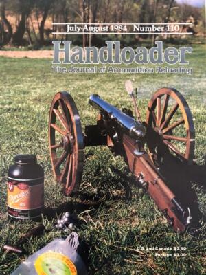 HANDLOADER AMMUNITION RELOADING JOURNAL JULY - AUG 1984