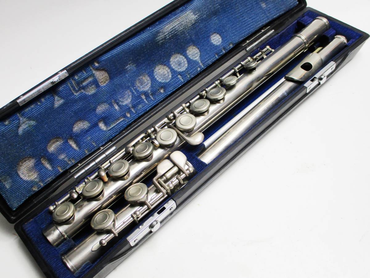 YAMAHA YFL-23 Flute Second hand Nikkan NICKEL SILVER YAMAHA YFL-23 Flute Second hand Nikkan NICKEL SILVER