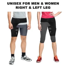 Unisex Compression Strap Hip Brace Sciatica Groin Pain Relief Thigh Support Wrap