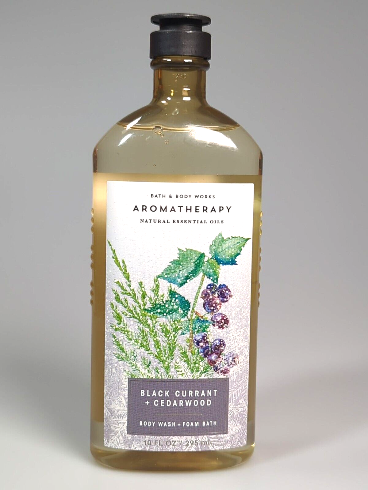 BATH & BODY WORKS AROMATHERAPY BLACK CURRANT + CEDARWOOD BODY WASH FOAM