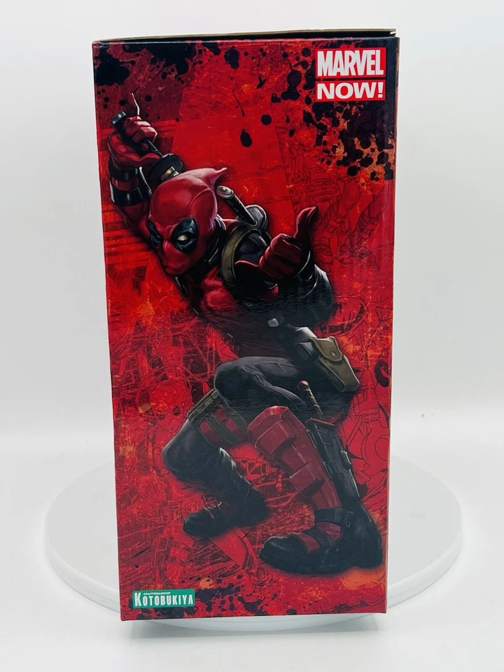 Marvel сейчас! Deadpool ArtFX + статуэтка масштаб 1/10 Kotobukiya б/у в отличном состоянии - Изображение 2 из 4