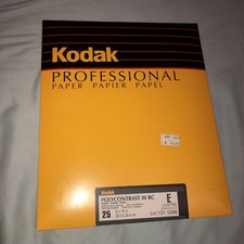 Kodak Professional Paper B  W 25 Sheets Polycontrast III RC E Lustre 8x10" NEW