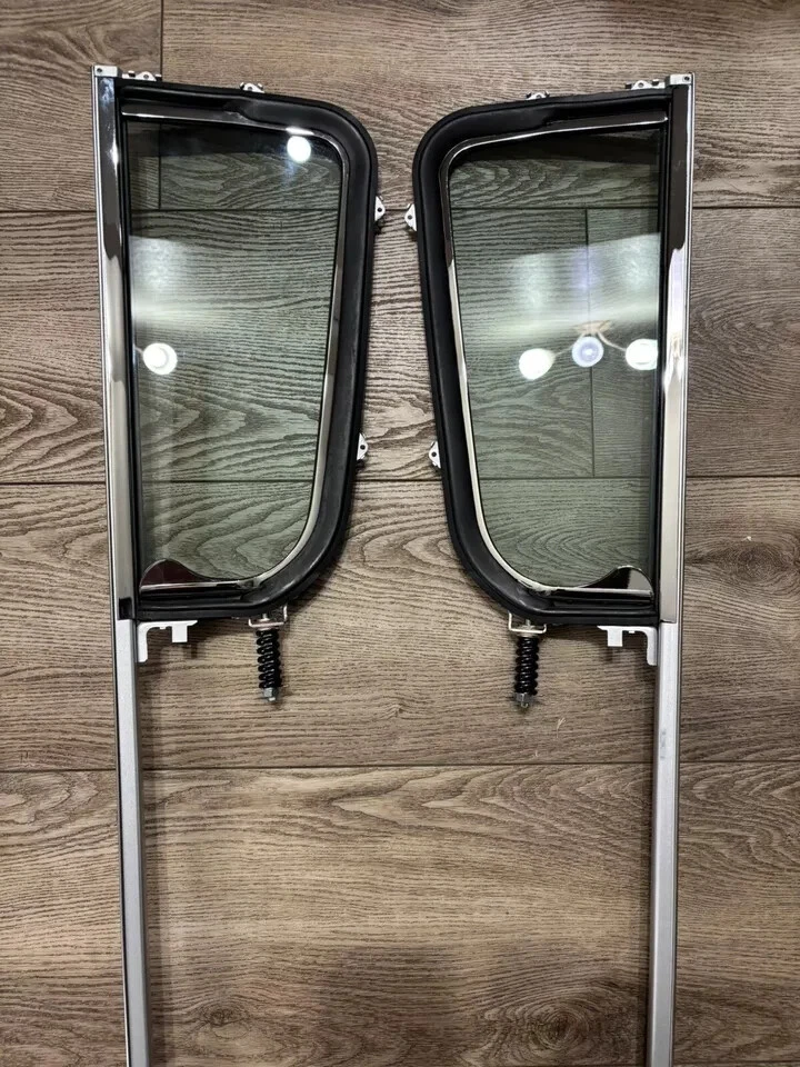 Chevy GMC 1955-1959 camioneta camioneta ventilación poste montaje vidrio verde diestro y derecho Foto 3 de 4