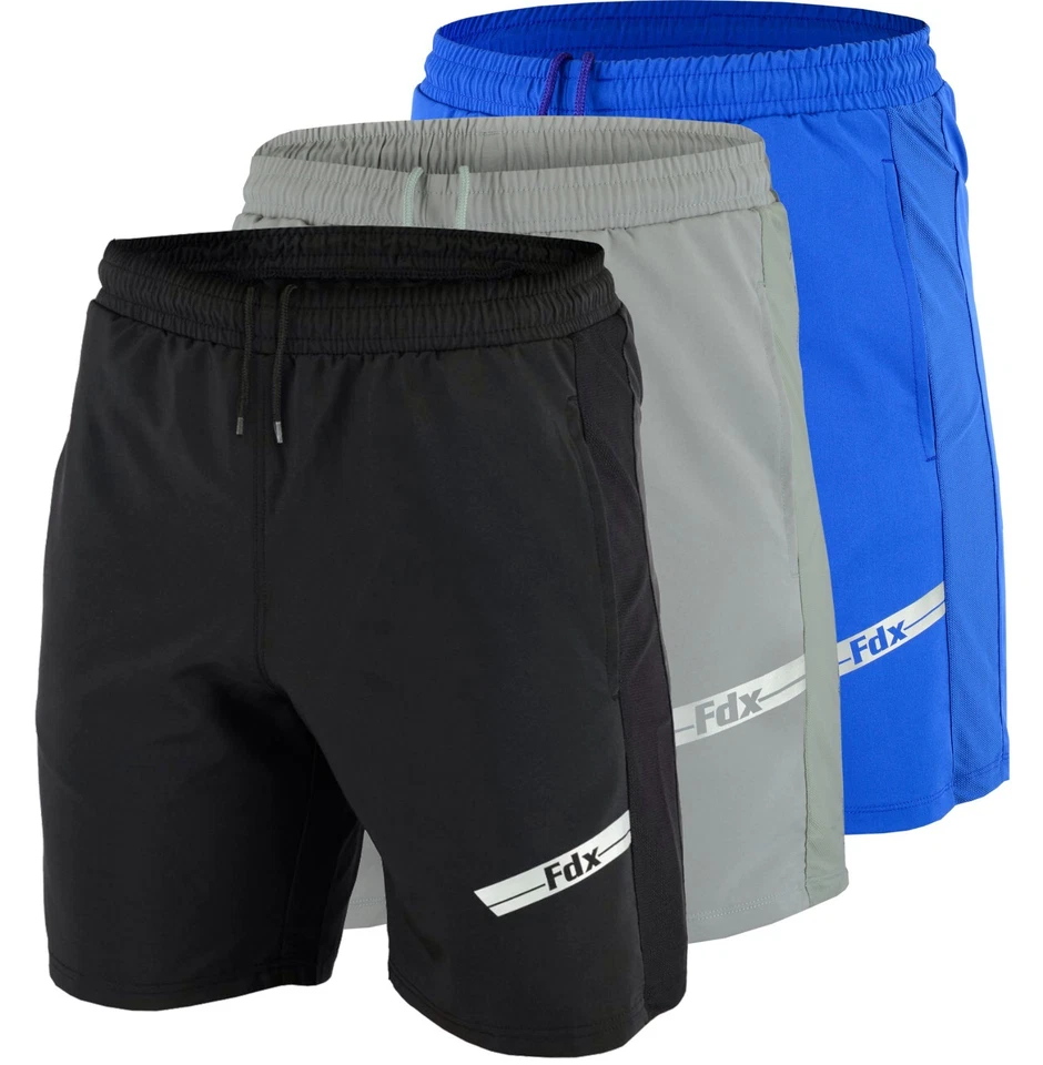 FDX MEN'S ACTIVE DRY GYM, BODYBUILDING, TRAINING, RUNNING, SHORTS,WORKOUT PANTS - image 2 of 4