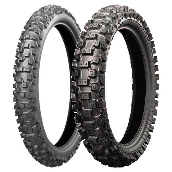 TYRE PAIR BRIDGESTONE 90/100-21 B.CROSS X40 H + 100/100-18 B.CROSS X30 M