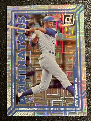 2023 Panini Donruss Billy Williams Dominators Vector #D4 Cubs - Hall Of Fame