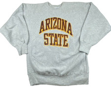 Champion Arizona State Vintage Sweatshirt Mens XXL 90s Reverse Weave Gray Crew