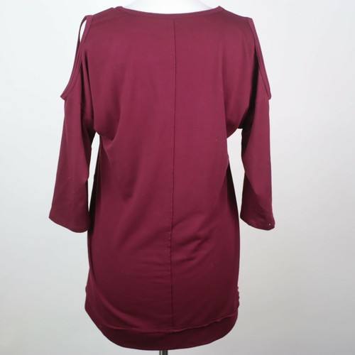 NEW YORK & CO Beautiful Cold Shoulder Top MEDIUM - Picture 3 of 5