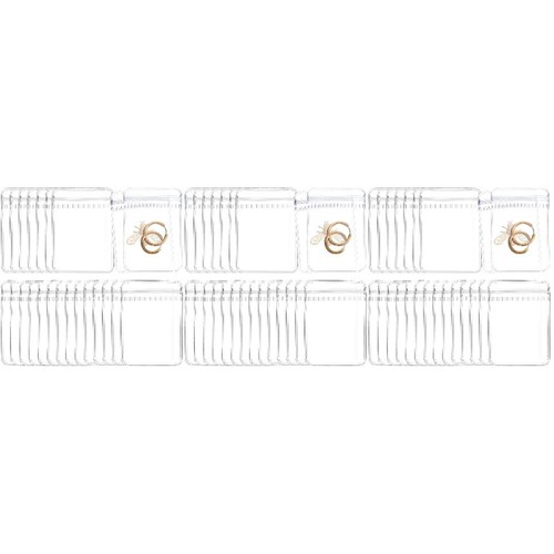 600 pcs Jewelry Bags Clear Packing Bags Lock Seal Zip Bags Party Treats Bags eBay