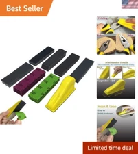 70PC Hook and Loop Sandpaper Set with 3.5”x1” Mini Sander for Precision Crafting