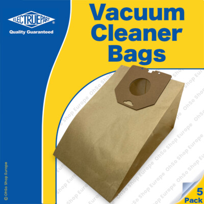 5 x PHILIPS Oslo & Oslo+ Vacuum Cleaner Dust Bags to Fit: Vision, Vision Excel
