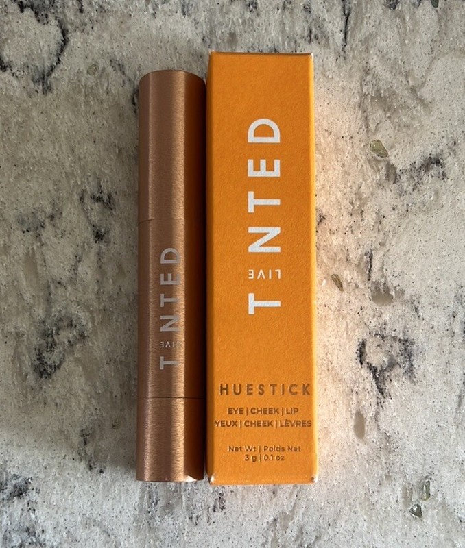 Live Tinted Huestick for Eye, Cheek, & Lip in True (dusty rose), NEW