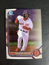 2022 Bowman Draft Chrome #BDC-62 Eddinson Paulino  Boston Red Sox