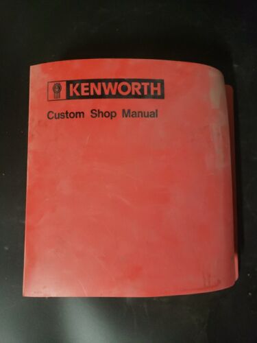 Kenworth Custom Shop Manual - Semi Truck Service Manual - Picture 1 of 22