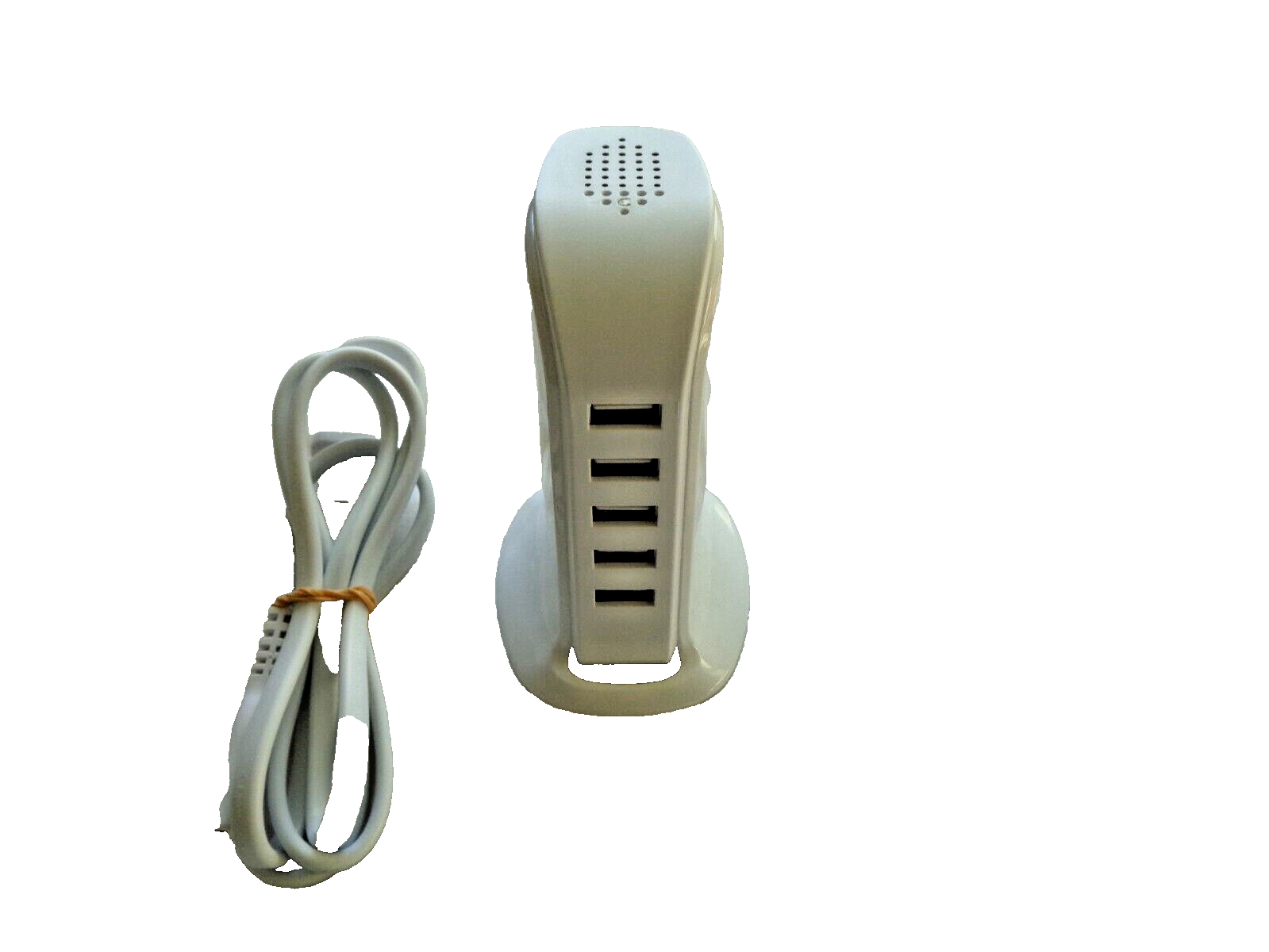 CHARGING STATION HUB 5 USB-C MULTIPORT CONECTIONS & POWER CORD DESKTOP TYPE-image